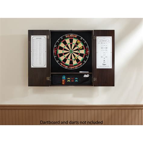 Viper Metropolitan Solid Wood Sisal/Bristle Steel Tip Dartboard 